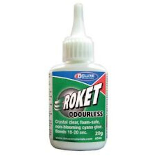 Deluxe Materials AD46 Roket Odourless Cyano Glue 20g